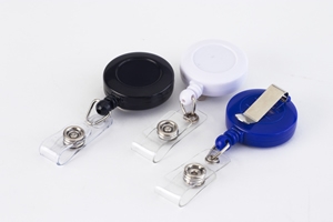 Badge reel stock