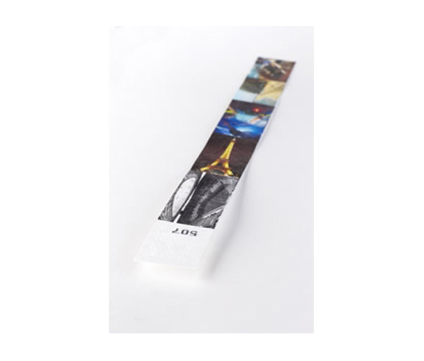 Tyvek wristbands with a full colour print
